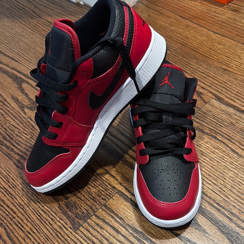 Nike Air Jordan Red and Black Sneakers